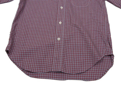 JUNYA WATANABE MAN PINK CDG Cotton Check Button-Up Size M
