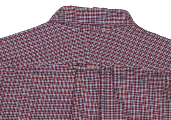 JUNYA WATANABE MAN PINK CDG Cotton Check Button-Up Size M
