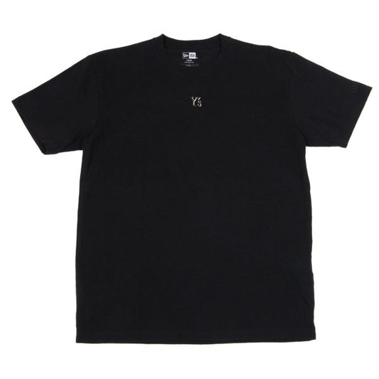 NEW ERA Y's x Logo Embroidered T-Shirt Black Size 3