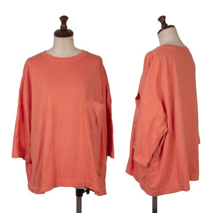 ARTS&SCIENCE Cotton Wide Pocket T-Shirt Orange Size 1