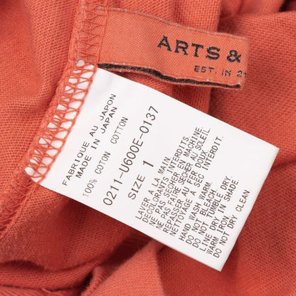 ARTS&SCIENCE Cotton Wide Pocket T-Shirt Orange Size 1