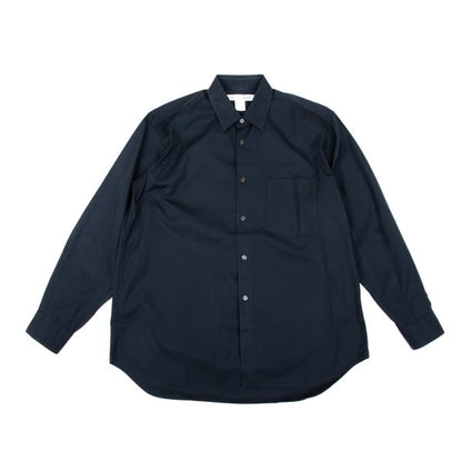 COMME des GARCONS SHIRT Cotton Long Sleeve Shirt Navy Size S