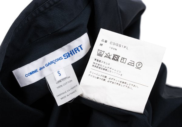 COMME des GARCONS SHIRT Cotton Long Sleeve Shirt Navy Size S
