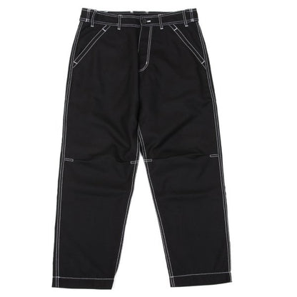 COMME des GARCONS SHIRT Poly-Wool White Pants Black Size XS