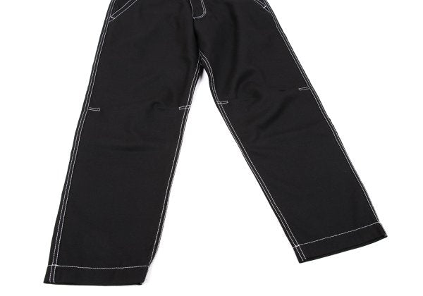 COMME des GARCONS SHIRT Poly-Wool White Pants Black Size XS