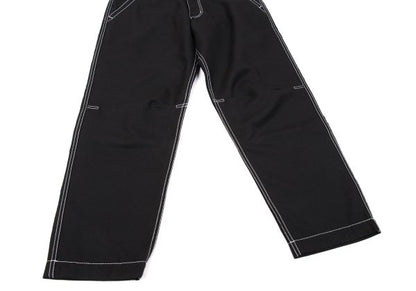 COMME des GARCONS SHIRT Poly-Wool White Pants Black Size XS