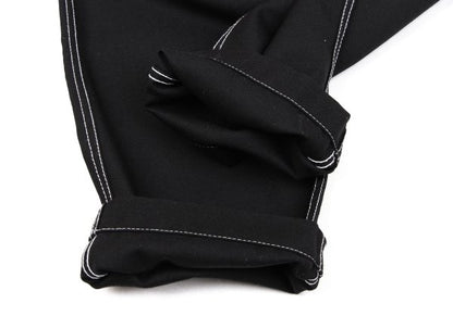 COMME des GARCONS SHIRT Poly-Wool White Pants Black Size XS