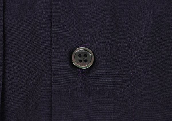 COMME des GARCONS HOMME DEUX Cotton Tuck Shirt Purple Size S