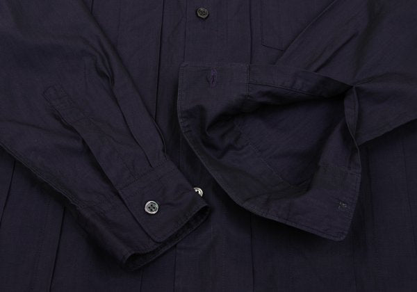 COMME des GARCONS HOMME DEUX Cotton Tuck Shirt Purple Size S