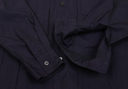 COMME des GARCONS HOMME DEUX Cotton Tuck Shirt Purple Size S