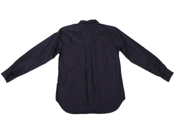 COMME des GARCONS HOMME DEUX Cotton Tuck Shirt Purple Size S