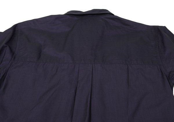 COMME des GARCONS HOMME DEUX Cotton Tuck Shirt Purple Size S