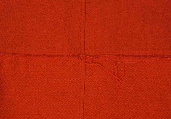 COMME des GARCONS HOMME Raw Edge Wool Jacket Orange Size S