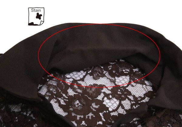 ROMEO GIGLI Flower Lace Panel Blouse Brown Shirt Size 9T