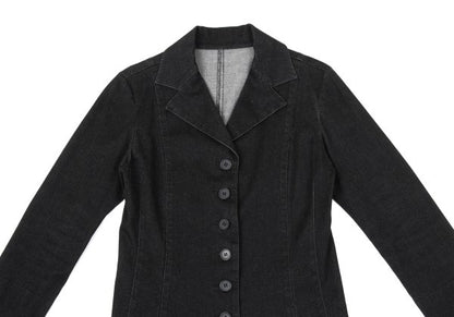 L'EQUIPE YOSHIE INABA Cotton Stretch Jacket Black Size 9