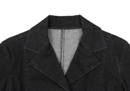 L'EQUIPE YOSHIE INABA Cotton Stretch Jacket Black Size 9