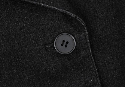 L'EQUIPE YOSHIE INABA Cotton Stretch Jacket Black Size 9