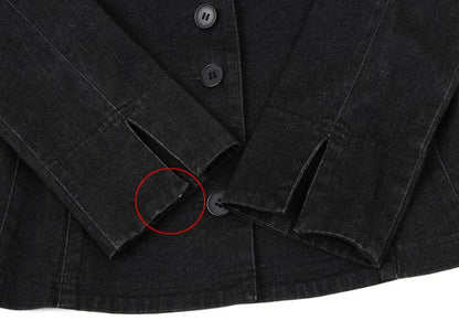 L'EQUIPE YOSHIE INABA Cotton Stretch Jacket Black Size 9