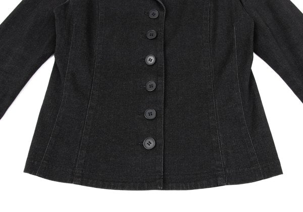L'EQUIPE YOSHIE INABA Cotton Stretch Jacket Black Size 9