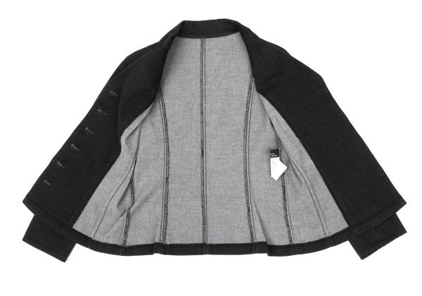 L'EQUIPE YOSHIE INABA Cotton Stretch Jacket Black Size 9