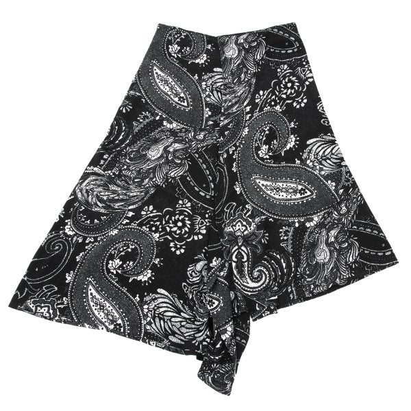 Yohji Yamamoto NOIR Silk Paisley Pants Black Size 2
