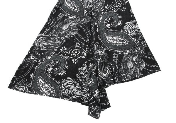 Yohji Yamamoto NOIR Silk Paisley Pants Black Size 2