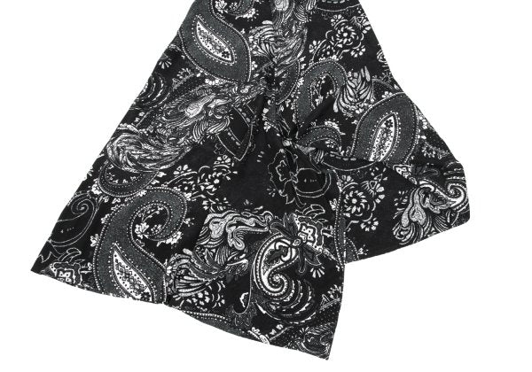 Yohji Yamamoto NOIR Silk Paisley Pants Black Size 2