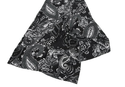 Yohji Yamamoto NOIR Silk Paisley Pants Black Size 2