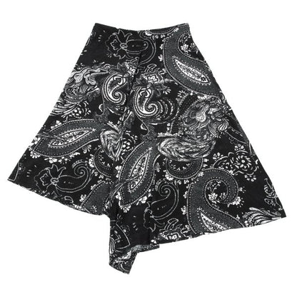 Yohji Yamamoto NOIR Silk Paisley Pants Black Size 2