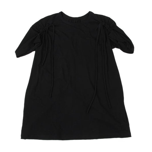 Yohji Yamamoto FEMME 23SS Cotton Knot T-Shirt Black Size 2