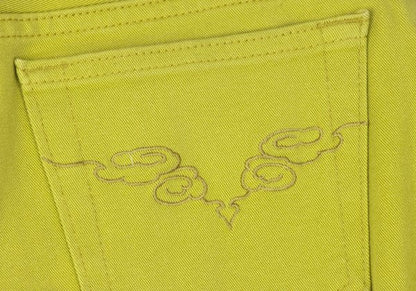 VIVIENNETAM Back Embroidery Pants Yellow