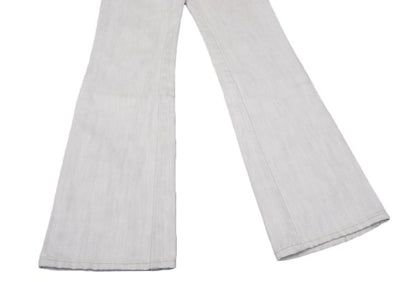 VIVIENNETAM Cotton Uneven Jeans Off-white