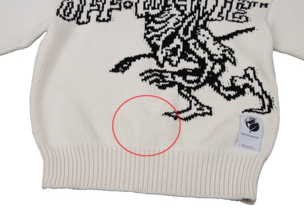 Off-White FOR THE NATURE 21SS Goblin Knit Sweater Size S