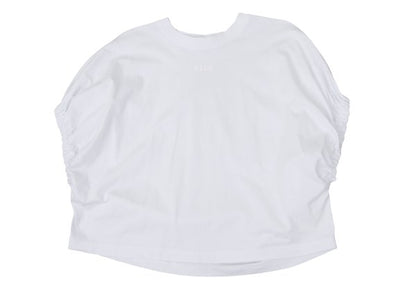 MSGM Gathered Sleeveless Top White Size S
