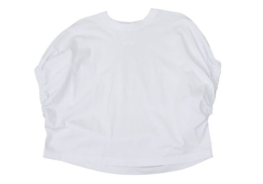 MSGM Gathered Sleeveless Top White Size S