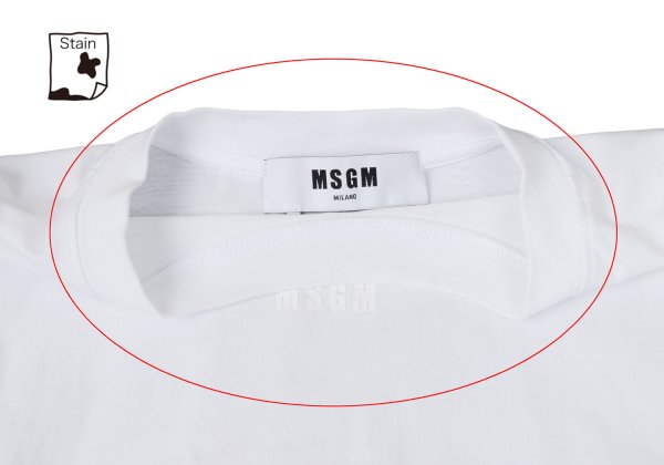 MSGM Gathered Sleeveless Top White Size S