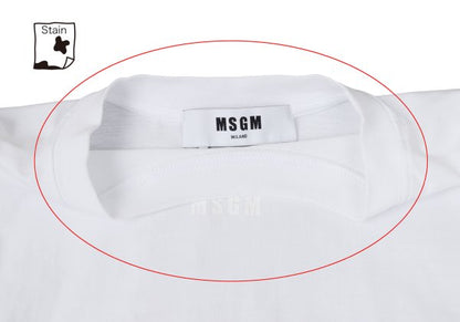 MSGM Gathered Sleeveless Top White Size S