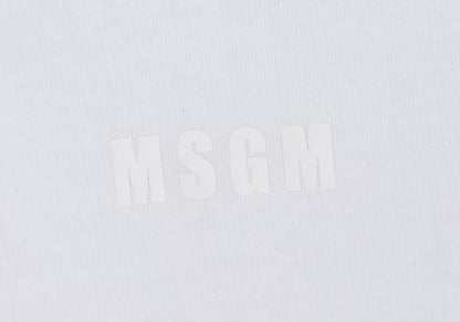 MSGM Gathered Sleeveless Top White Size S