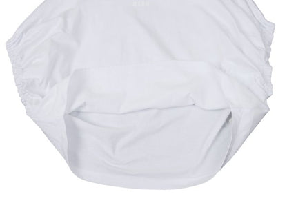 MSGM Gathered Sleeveless Top White Size S