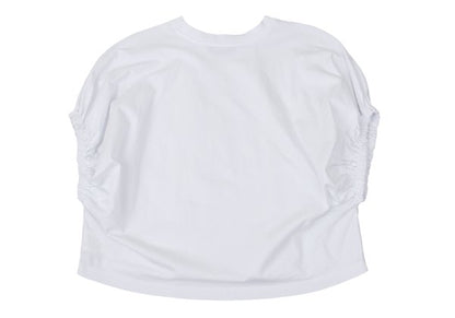 MSGM Gathered Sleeveless Top White Size S