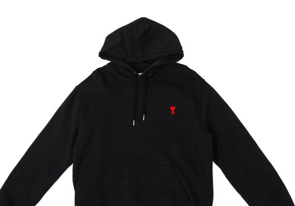 AMI Alexandre Mattiussi Heart Hoodie Black Size XL