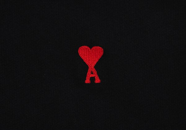 AMI Alexandre Mattiussi Heart Hoodie Black Size XL