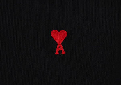 AMI Alexandre Mattiussi Heart Hoodie Black Size XL
