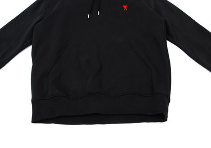 AMI Alexandre Mattiussi Heart Hoodie Black Size XL