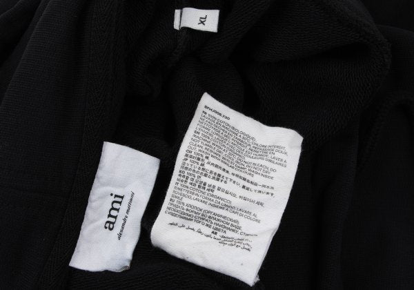 AMI Alexandre Mattiussi Heart Hoodie Black Size XL