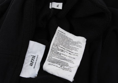 AMI Alexandre Mattiussi Heart Hoodie Black Size XL