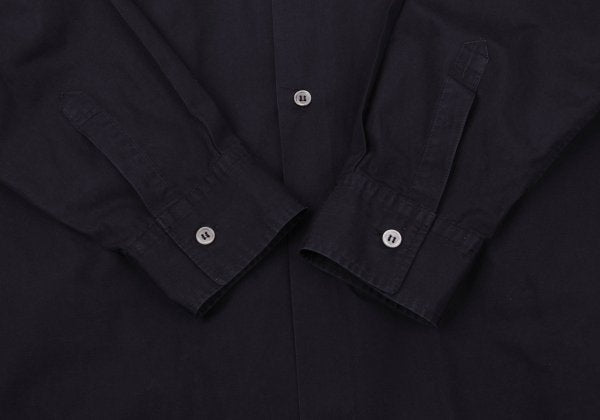 COMME des GARCONS Collar Panel Long Sleeve Shirt Navy Size M