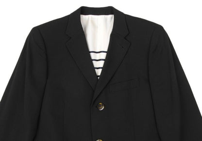 Jean Paul GAULTIER HOMME Wool Blend 3B Jacket Black Size 46