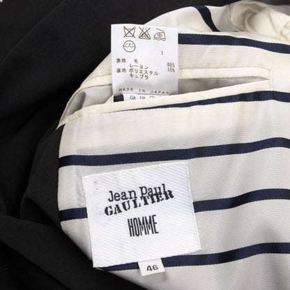 Jean Paul GAULTIER HOMME Wool Blend 3B Jacket Black Size 46