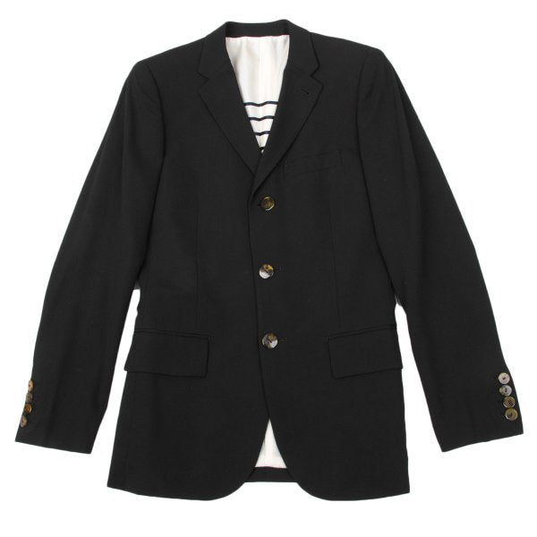 Jean Paul GAULTIER HOMME Wool Blend Jacket Black Size 46